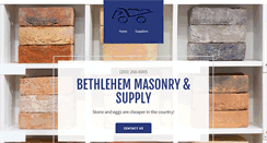Desktop Screenshot of bethlehemmasonry.com
